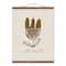 Flower Gather Together 16" x 20" Teak Hanging Canvas